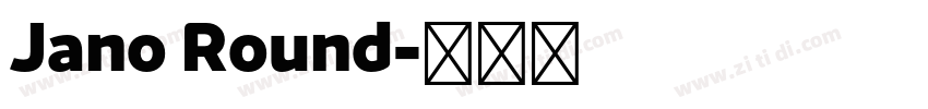 Jano Round字体转换